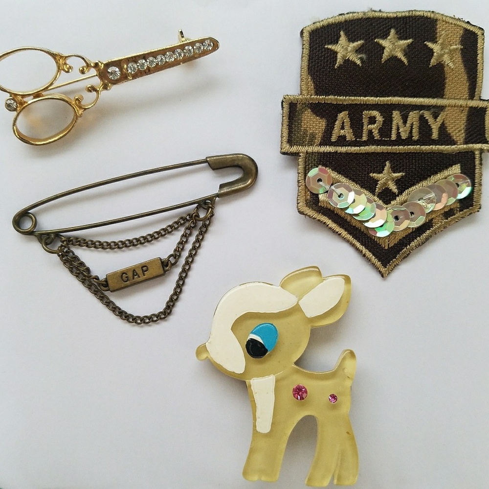 3/$15 Pin or Patch